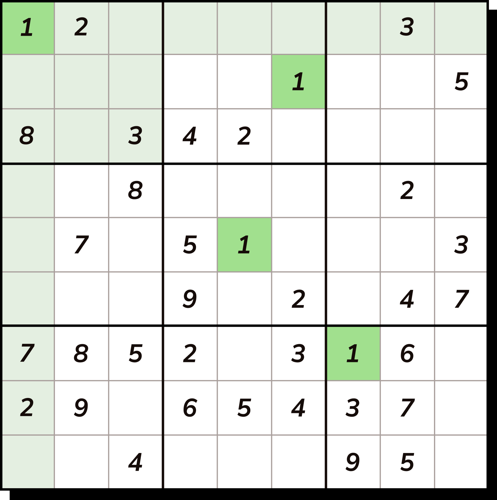 Écran de réussite du puzzle de conquête du Sudoku